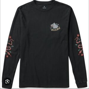 Roark Wolfpack Black Long-Sleeve Graphic T-shirt